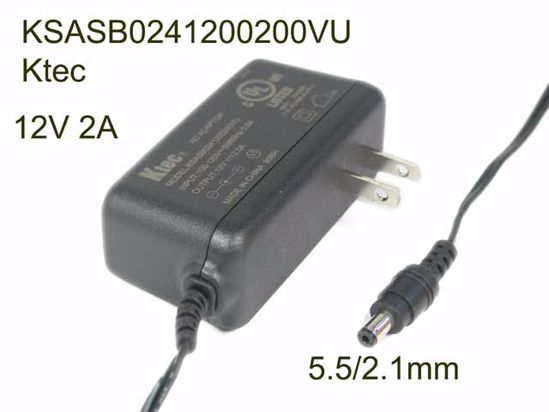 *Brand NEW*5V-12V AC ADAPTHE Ktec KSASB0241200200VU POWER Supply